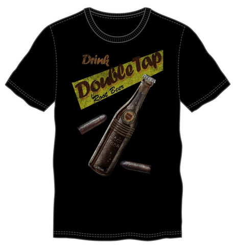 Image of Call Of Duty Drink Double Tap Root Beer Men's Black T-Shirt