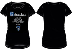 Harry Potter House of Ravenclaw Women's Black T-Shirt
