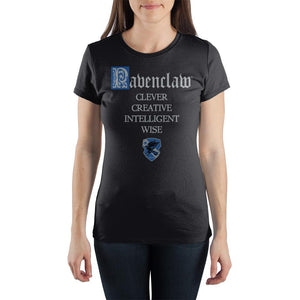 Harry Potter House of Ravenclaw Women's Black T-Shirt