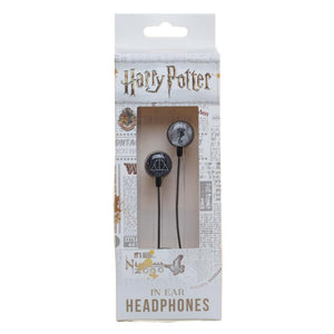 Harry Potter Ear Buds Deathly Hallows Headphones Accessories