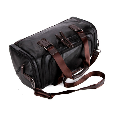 Image of Vicuna Polo Large Black Duffel Bag - 4