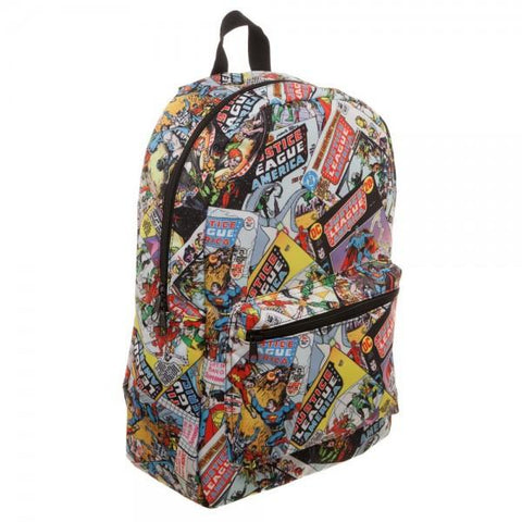 Image of Justice League All Over Print QT Backpack - right
