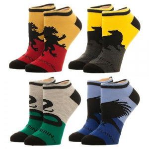 Harry Potter Hogwarts House Ankle Socks 4 Pack