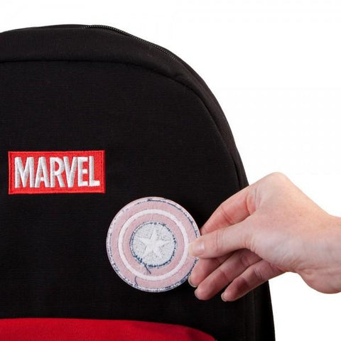 Image of Marvel Deadpool DIY Patch It Backpack-Front Top three
