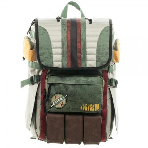 Image of Star Wars Boba Fett Laptop Backpack - front