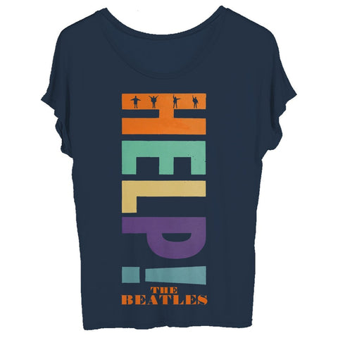 The Beatles Help! - Youth Navy T-Shirt 