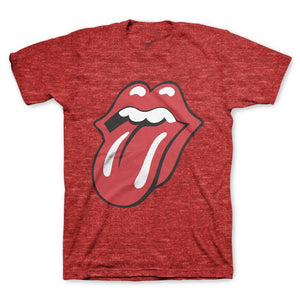 Rolling Stones | Red Tongue Triblend T-Shirt