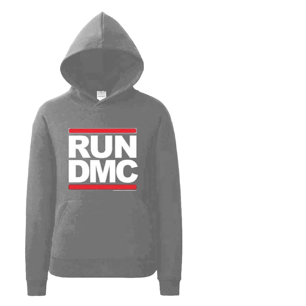 Run Dmc Charcoal Pullover Hoodie