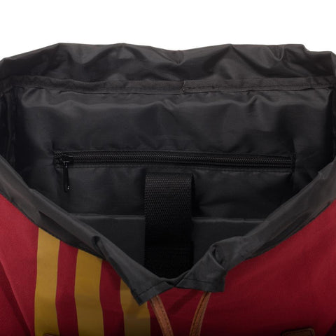 Harry Potter Quidditch Bag  Rucksack w/ Convenient Side Pockets - open