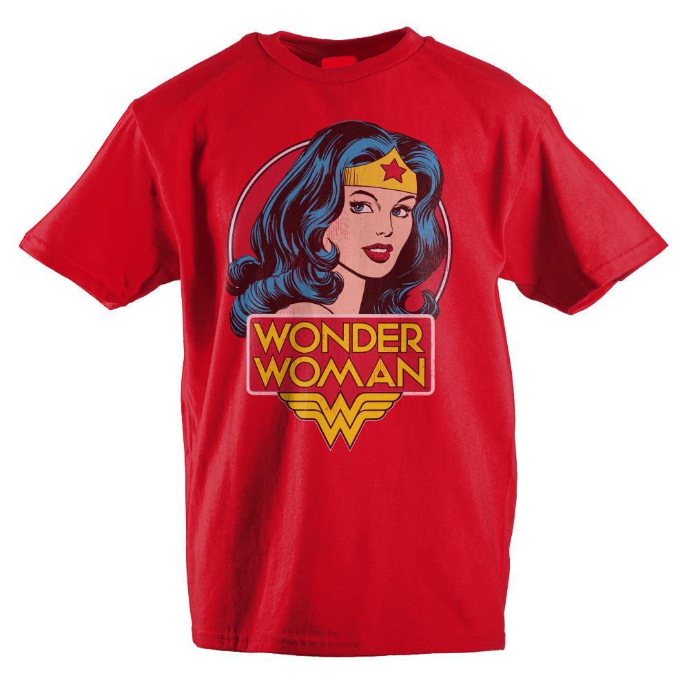 DC Comics Classic Wonder Woman Headshot Girls T-Shirt