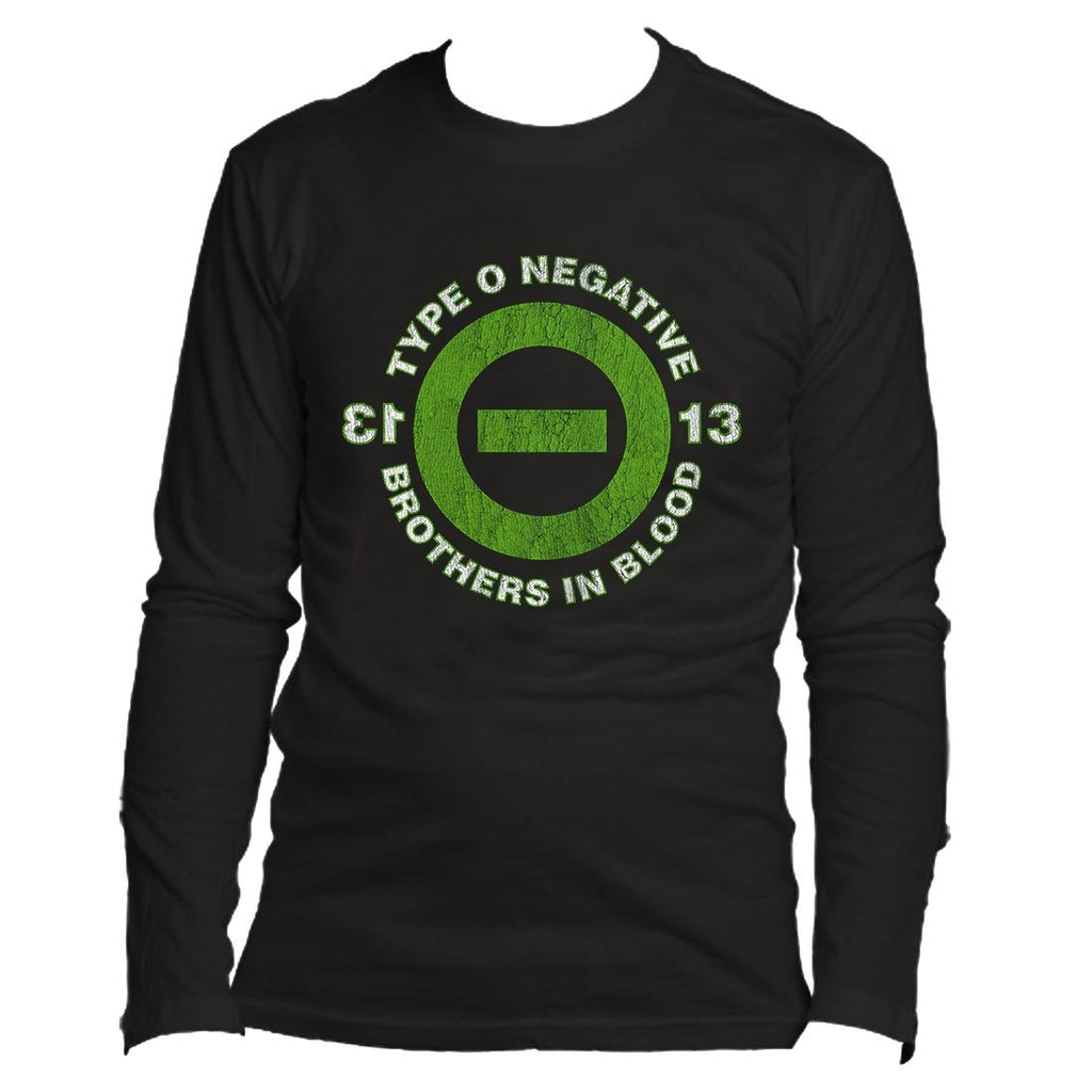 Type O Negative 13 Bob - Mens Black full Sleeve T-Shirt 