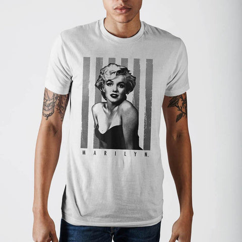 Image of Marilyn Over Stripes Odp T-Shirt