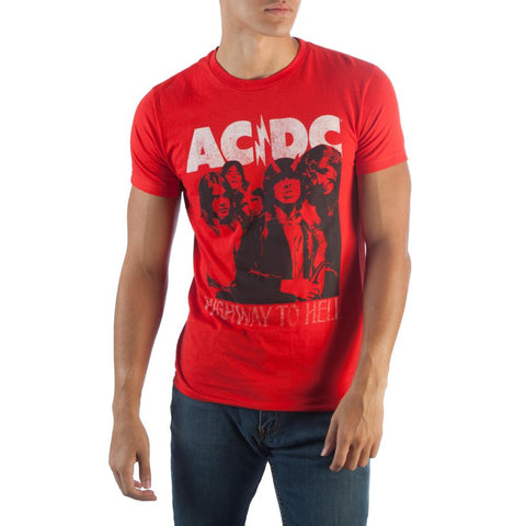 Image of Highway To Hell Band Photo Adult T-Shirt