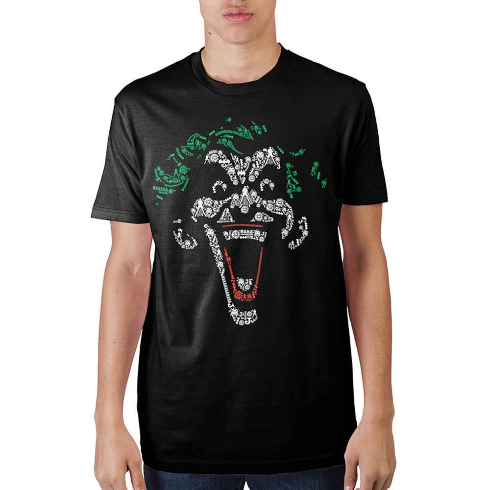 Joker Object Fill Black T-Shirt - front