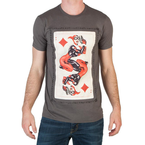 Image of Heroes & Villains Harley Card T-Shirt - front