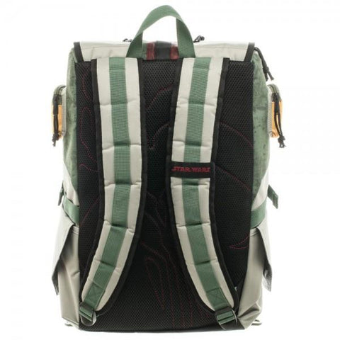 Image of Star Wars Boba Fett Laptop Backpack - back