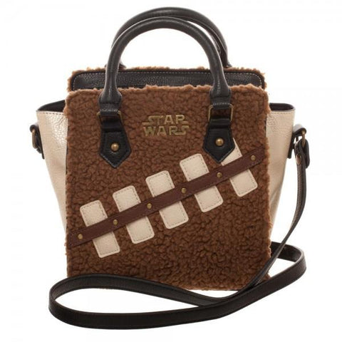 Star Wars Episode 8 Chewie and Porg Mini Brief Handbag - front