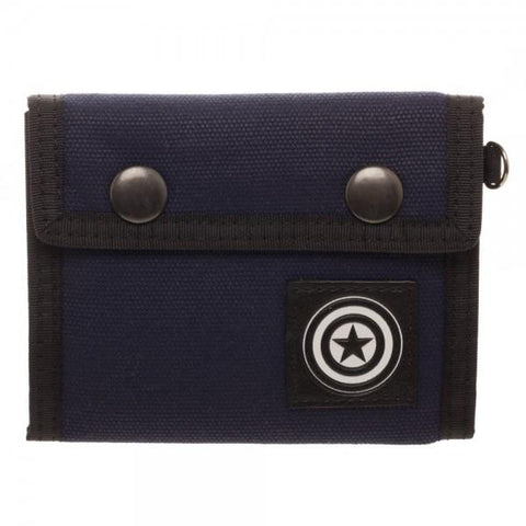 Image of Captain America Canvas Tri-Fold Wallet