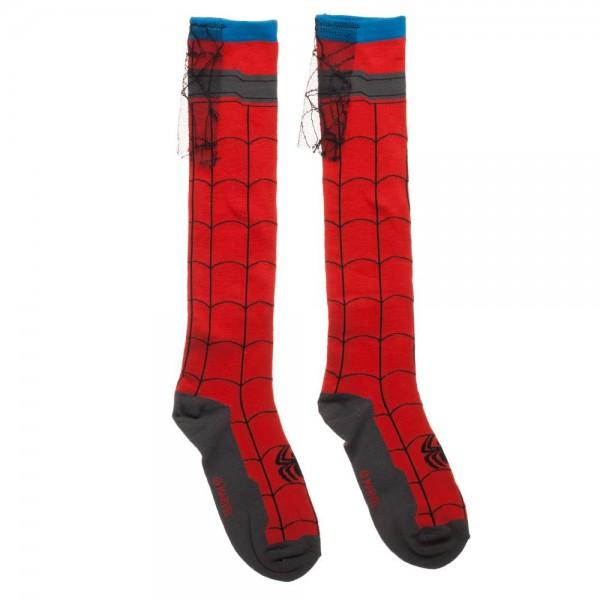 Spiderman Knee High Cape Socks - right