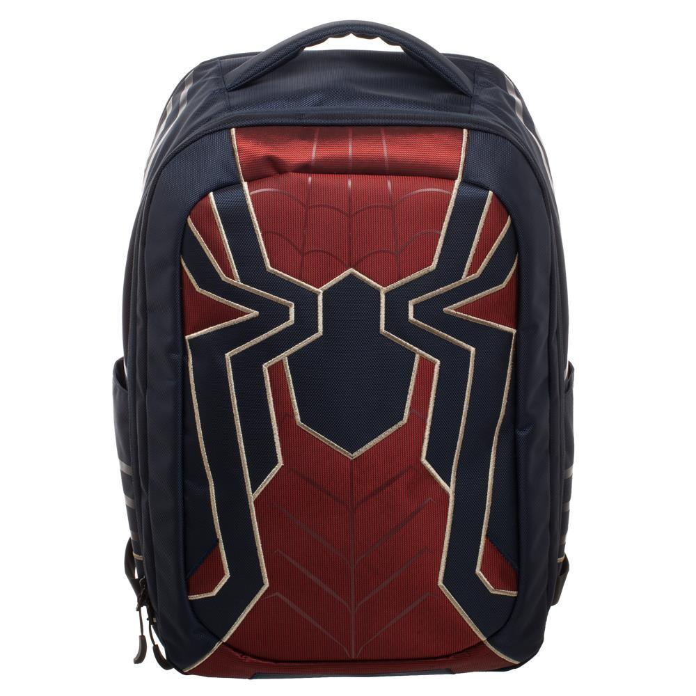Spiderman Laptop Bag, New Avengers Costume Style Red with Blue, Back t - front