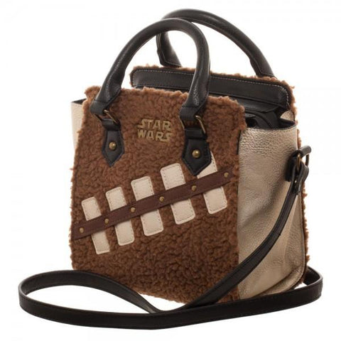 Image of Star Wars Episode 8 Chewie and Porg Mini Brief Handbag - left