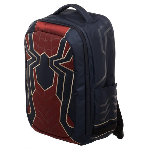 Spiderman Laptop Bag, New Avengers Costume Style Red with Blue, Back t - left