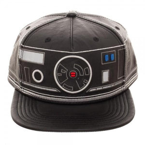 Star Wars First Order BB Faux Leather Snapback Cap - front