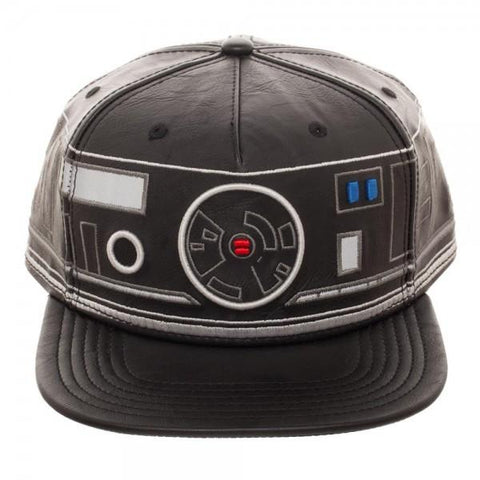 Image of Star Wars First Order BB Faux Leather Snapback Cap - front