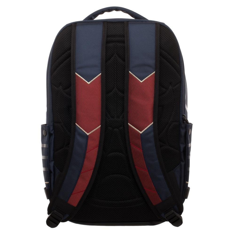 Spiderman Laptop Bag, New Avengers Costume Style Red with Blue, Back t - back