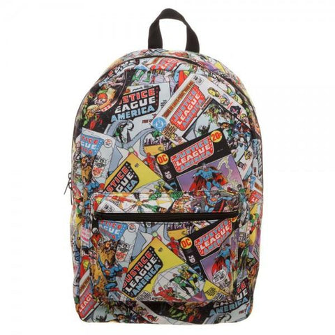 Image of Justice League All Over Print QT Backpack - front