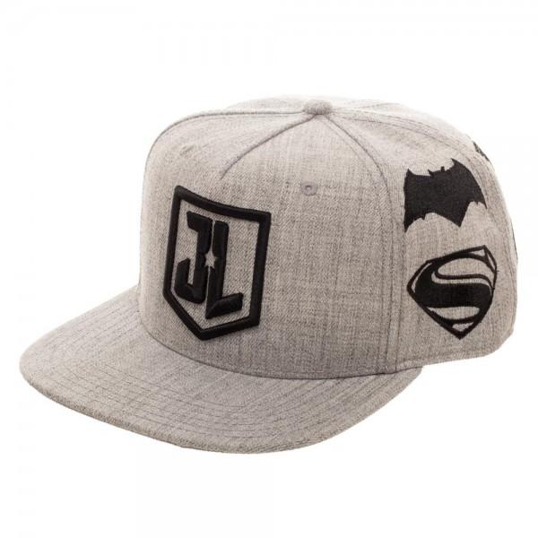 Justice League Embroidered Acrylic Wool Snapback - left